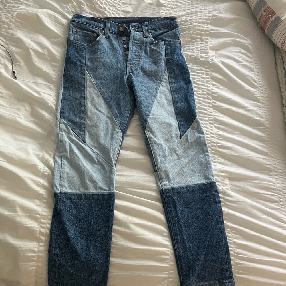 Women’s High Rise Levi’s Patchwork Jeans